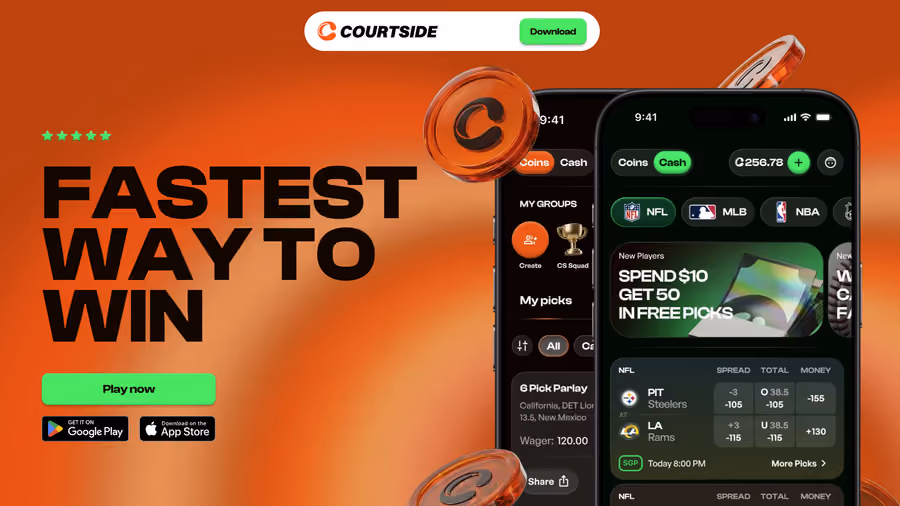 Courtside homepage image