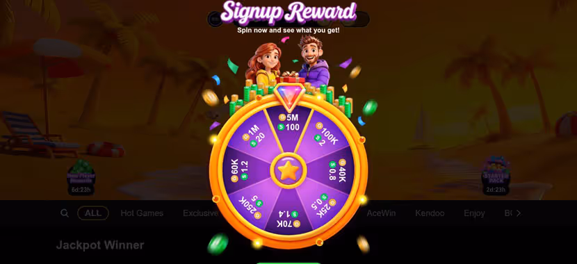 Fortune Purple sweepstakes casino homepage